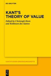Kants Theory of Value - Cover