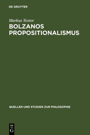 Bolzanos Propositionalismus - Cover