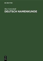 Deutsch Namenkunde - Cover