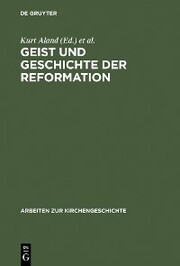 Geist und Geschichte der Reformation - Cover
