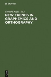 New Trends in Graphemics and Orthography - Cover