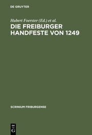 Die Freiburger Handfeste von 1249 - Cover