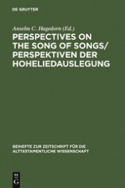 Perspectives on the Song of Songs / Perspektiven der Hoheliedauslegung - Cover