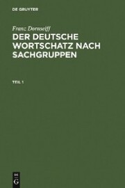 Der deutsche Wortschatz nach Sachgruppen - Cover