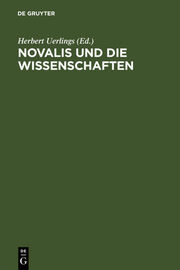 Novalis und die Wissenschaften - Cover