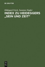 Index zu Heideggers 'Sein und Zeit'