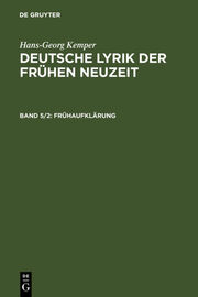 Frühaufklärung - Cover