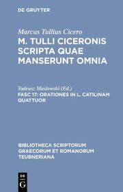 Orationes in L. Catilinam quattuor - Cover