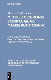 Orationes in P. Vatinium testem. Pro M. Caelio - Cover