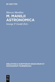 M. Manilii Astronomica - Cover