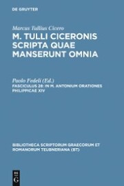 In M. Antonium orationes Philippicae XIV - Cover