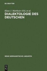 Dialektologie des Deutschen - Cover