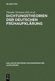Dichtungstheorien der deutschen Frühaufklärung