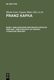 Bibliographie der Primärliteratur 1908-1997/ Bibliography of Primary Literature 1908-1997 - Cover