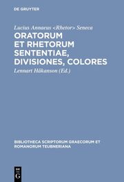 Oratorum et rhetorum sententiae, divisiones, colores - Cover