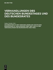 Sachregister zu den Verhandlungen des Deutschen Bundestages 10. Wahlperiode (1983-1987) und zu den Verhandlungen des Bundesrates (1983-1986)