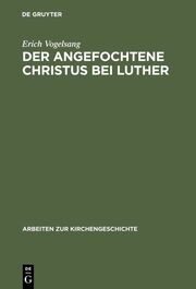 Der angefochtene Christus bei Luther - Cover
