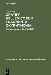 Cratippi Hellenicorum fragmenta Oxyrhynchia