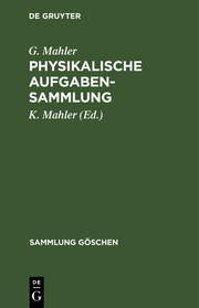 Physikalische Aufgabensammlung mit den Ergebnissen - Cover