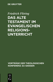 Das Alte Testament im evangelischen Religionsunterricht - Cover