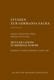 Secular canons in Medieval Europe - Cover