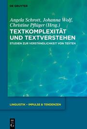 Textkomplexität und Textverstehen - Cover