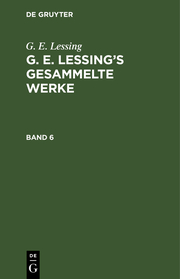[Gesammelte Werke] G.E.Lessing's gesammelte Werke - Cover