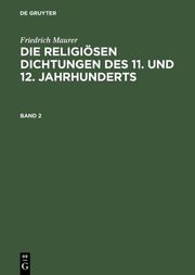Die religiösen Dichtungen des 11.und 12.Jahrhunderts - Cover