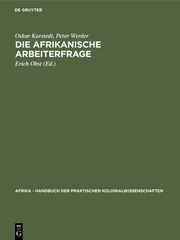 Die afrikanische Arbeiterfrage - Cover