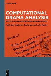 Computational Drama Analysis - Cover