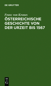 Österreichische Geschichte von der Urzeit bis 1526 - Cover