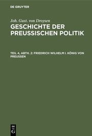 Friedrich Wilhelm I. - Cover