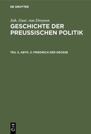 Geschichte der preußischen Politik - Cover