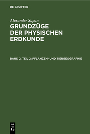 Pflanzen- und Tiergeographie - Cover