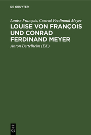 Louise von François und Conrad Ferdinand Meyer - Cover