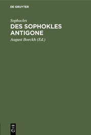 Des Sophokles Antigone