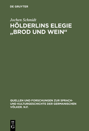 Hölderlins Elegie 'Brod und Wein' - Cover