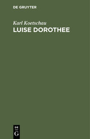 Luise Dorothee - Cover