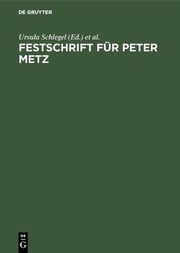 Festschrift für Peter Metz - Cover
