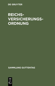 Reichsversicherungsordnung - Cover