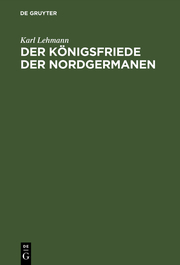Der Königsfriede der Nordgermanen - Cover