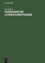 Romanische Literaturstudien - Cover