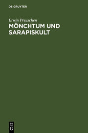Mönchtum und Sarapiskult - Cover