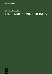 Palladius und Rufinus - Cover