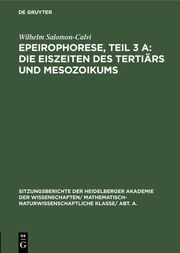 Die Eiszeiten des Tertiärs und Mesozoikums - Cover