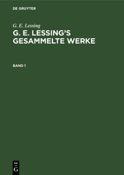 [Gesammelte Werke] G.E.Lessings gesammelte Werke : in zwei Bänden