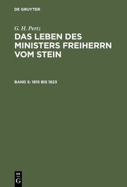 1815 bis 1823 - Cover