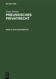 Preußisches Privatrecht