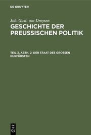 Geschichte der preußischen Politik - Cover