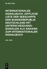 Amtliche Liste der Seeschiffe der Bundesrepublik Deutschland mit Unterscheidungssignalen
